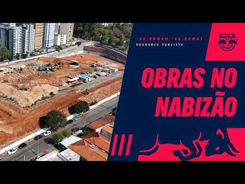 A ARENA VEM AÍ - Veja quanta terra já foi retirada do terreno da futura Arena Red Bull